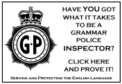 Grammar Police Inspector Link